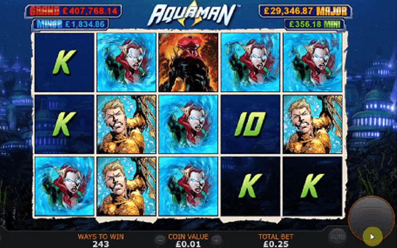 online gaming aquaman playtech - Ekings