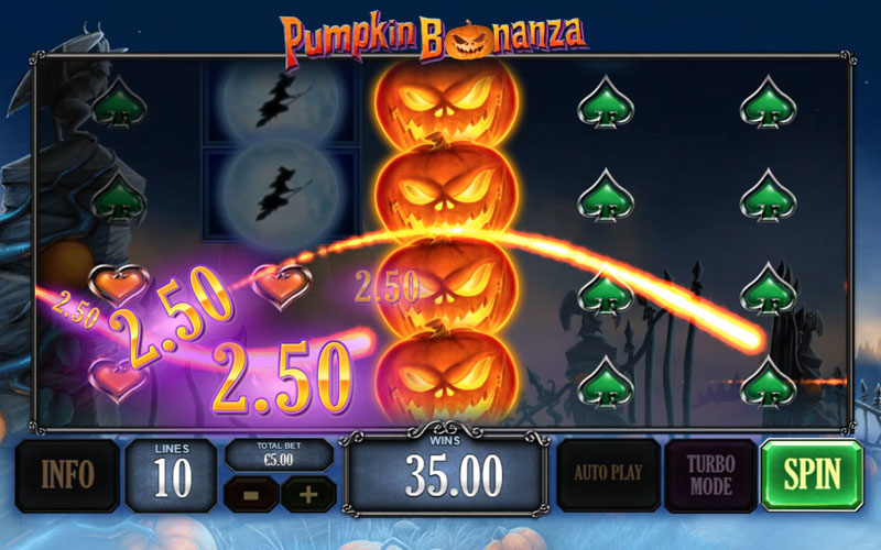 online gaming pumpkin bonanza - Ekings